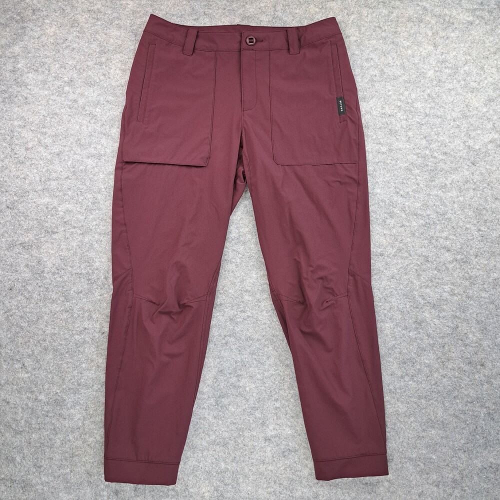 Beyond Pants Womens Size 8 Short Burgundy Red Sojourn Ultralight L4 Jogger Hike